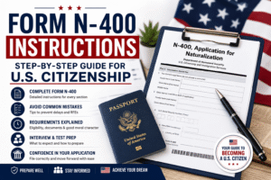 Form N-400 Instructions Guide for U.S. Citizenship Applicants