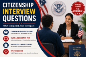 Citizenship Interview Questions and USCIS Naturalization Interview Preparation Guide