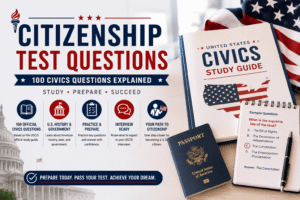 Citizenship Test Questions and Answers Study Guide for USCIS Naturalization Exam