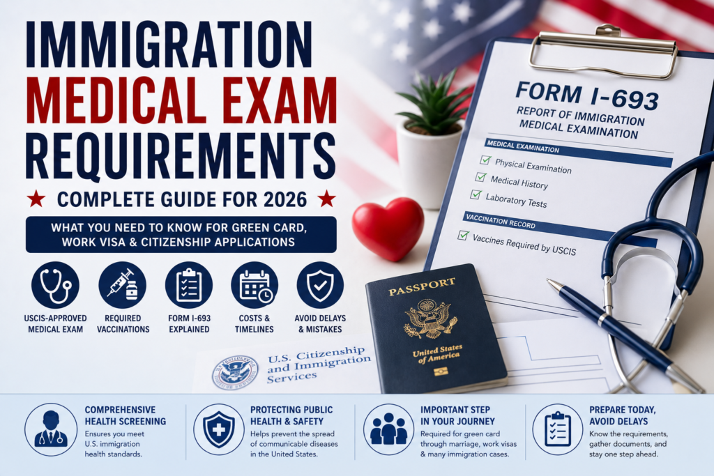 Immigration Medical Exam Requirements 2026 Guide for Green Card and USCIS Applicants