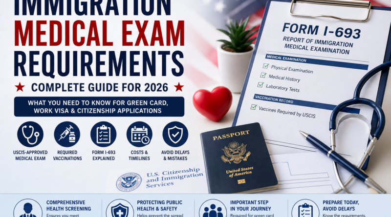 Immigration Medical Exam Requirements 2026 Guide for Green Card and USCIS Applicants