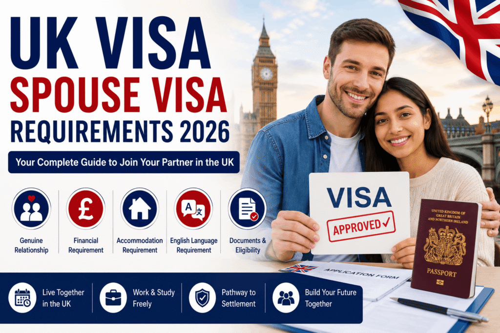 UK Spouse Visa Requirements 2026 Guide for Married Couples Joining Partners in the United Kingdom