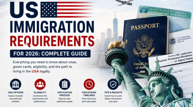 US Immigration Requirements for 2026 Complete Guide to Visas Green Cards and Legal Immigration