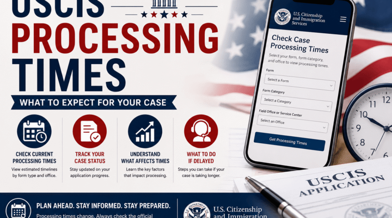 USCIS Processing Times Guide for Immigration Applications and Naturalization Cases